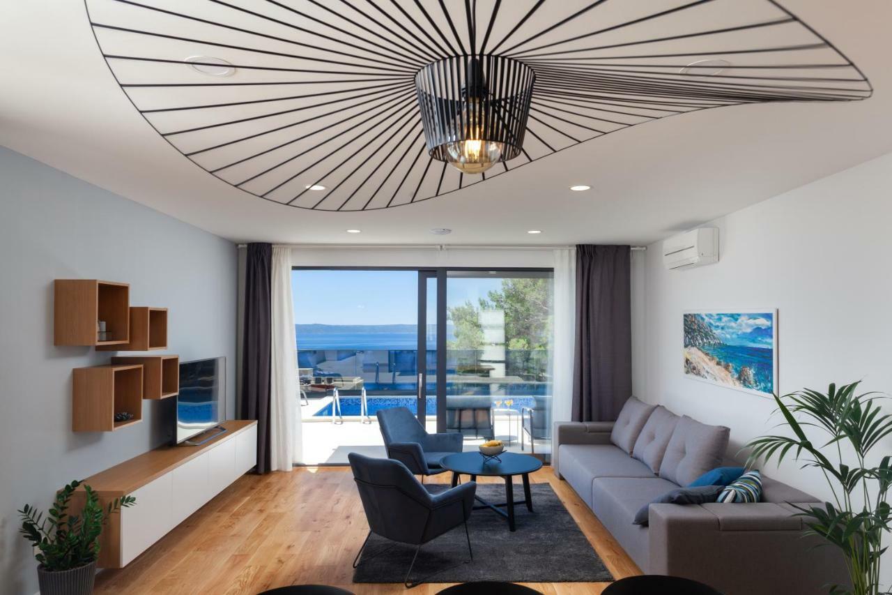 Villa Mira With Fantastic Sea View Makarska Exterior foto